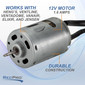 RV Replacement Vent Motor &  Fan Blade Combo