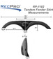 RV Tandem Fender Skirt Hefty Style