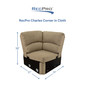 RecPro Charles 31" Corner Wedge RV Furniture in Cloth