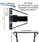 RV Powered C-Jack Stabilizer Assembly