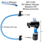 RV Water Heater Bypass Pressurized Hose and Fittings Kit