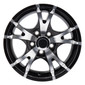 RV Aluminum Wheel for Trailers and Towables Black Machine Finish - T07