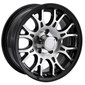 RV Aluminum Wheel for Trailers and Towables Black Machine Finish - T16