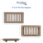 RV Floor Register 4" x 8" Undampered Vent
