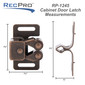RV Cabinet and Drawer Latch Rubbed Bronze