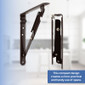 RV Folding Shelf Bracket Pair