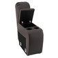 RecPro Charles 12" RV Furniture Comfort Console with Cup Holders and Storage in Ultrafabrics® Brisa®