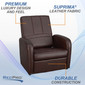 RecPro Charles RV Gaming Chair and Ottoman with Storage