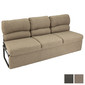 RecPro Charles 62" RV Jackknife Sleeper Sofa with Drop-Down Cupholders in Cloth