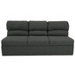 RecPro Charles 68" RV Jackknife Sleeper Sofa with Drop-Down Cupholders in Cloth