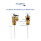 RV Water Heater 3/4" Pressure Relief Valve