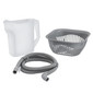 Water pitcher, item basket, and drain hose included.