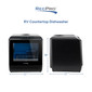 RV countertop dishwasher measurements.