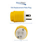 RecPro 15 Amp RV Plug Replacement Male