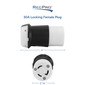 30 Amp RV Locking Plug Female