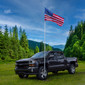 RV Flag Pole Retractable Flag for Campers 