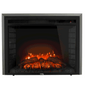 RV Electric Fireplace with Curved Glass 26" (24" Cutout)