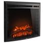 RV Electric Fireplace with Curved Glass 26" (24" Cutout)
