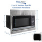 RV Convection Microwave Stainless Steel 1.1 cu. ft. Replaces Greystone