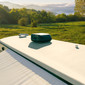 PVC RV Rubber Roof Material in White  - By The Foot