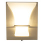 RV Wall Sconce Frosted Glass Silver Finish LED Light