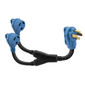 RV 50 Amp Shore Power Plug to 30 Amp Y Adapter