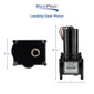 RV Heavy Duty Landing Gear Motor M-9000