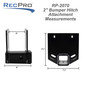 RV Bumper Hitch Adapter 2"