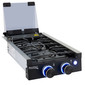 RV Two Burner Gas Cooktop with Cover