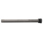 Magnesium anode rod side profile.