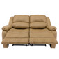 RecPro Charles 58" Double RV Wall Hugger Recliner Sofa RV Loveseat