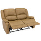 RecPro Charles 58" Double RV Wall Hugger Recliner Sofa RV Loveseat