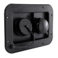 RV City Water Fill and Gravity Fill Hatch Combo Black