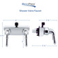 Shower Faucet Diverter Chrome