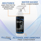 Restores and protects rubber and plastics. Water based seal conditioner. Alcohol and ammonia free conditioner.
