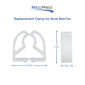 Replacement Plastic Clamp for Bunk Bed Fan with LED Lamp