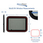 RV Frameless Window 36" W x 22" H