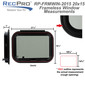RV Frameless Window 20" W x 15" H