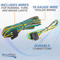 25' Universal Trailer Light 4 Pin Wiring Harness Kit