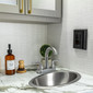 RV Bathroom Faucet with High Arch - Brushed Nickel