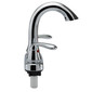 RV Bathroom Faucet with High Arch - Chrome