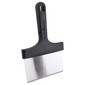 6 inch stainless steel scraper.