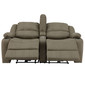 RecPro Charles 64" Powered Double RV Wall Hugger Recliner Sofa RV Loveseat