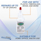  Plastic Repair Kit for Plastic, Fiberglass, Wood, & More
