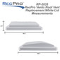 RV Roof Vent Replacement Cover for Vento