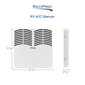 A/C silencer measurements.