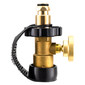 Universal Fit POL Propane Tank Adapter With Gauge Converts