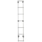 RV Toy Hauler Low Profile Universal 90" Collapsible Ladder with Hinges