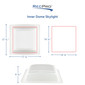 RV 14" x 14"  Square Interior Skylight