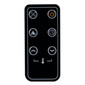 Fireplace remote with six buttons.